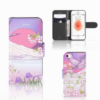 Apple iPhone 5 | 5s | SE | Telefoonhoesje | Met pasjeshouder | Bird Flying