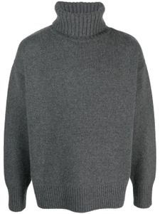 extreme cashmere roll-neck cashmere jumper - Gris