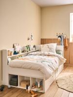 Kinderbed met opbergruimte BASEO wit Kinderbed met opbergruimte BASEO wit