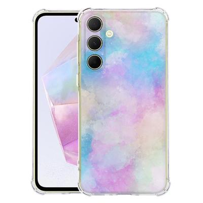 Samsung Galaxy A56 Hoesje - Watercolor Light TPU Antishock Samsung Galaxy A56 Hoesje - Watercolor Light TPU Antishock