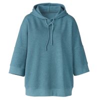 Sweatshirt van bio-katoen, rookblauw Maat: 40/42