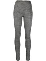 MARANT ÉTOILE legging en maille nervurée à taille haute - Gris