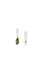 Mounser boucles d'oreilles pendantes Peat - Argent