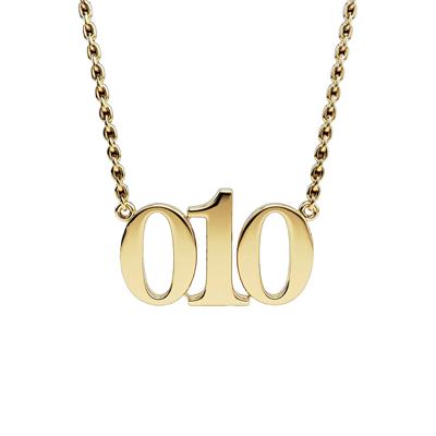 010 Ketting - dames model - 48cm - 14k goud gelaagd 010 Ketting - dames model - 48cm - 14k goud gelaagd