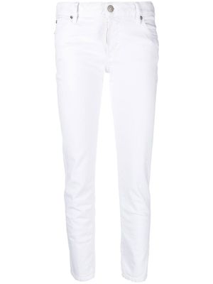 DSQUARED2 jean White Bull à coupe skinny - Blanc