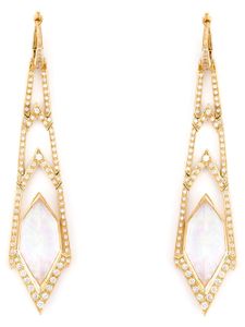 Stephen Webster boucles d'oreilles longues "Crystal Haze" - Métallisé