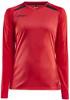 Craft 1908232 Pro Control Impact LS Tee W - Bright Red/Black - XS