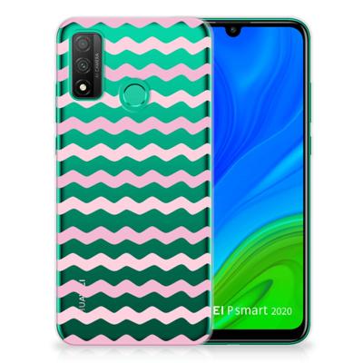 Huawei P Smart 2020 | TPU bumper | Waves Roze