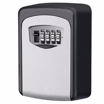 Veiligheid Home duurzame opbergdoos sleutel Hider 4-cijferige beveiliging geheime code Lock muur gemonteerde combinatie wachtwoord sleutels vak