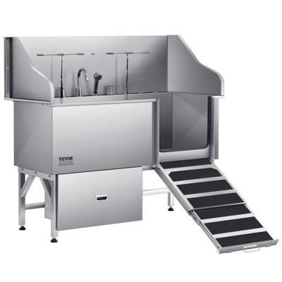VEVOR Hondentrimbakhelling Waterfilterplaat Rechterdeur 1550x790x1470mm