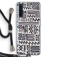 Marrakech print: Oppo A91 Transparant Hoesje met koord
