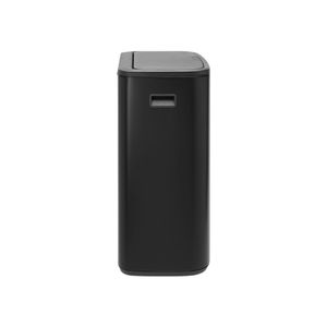 Brabantia Bo Touch Bin afvalemmer 60 liter met kunststof binnenemmer - Matt Black