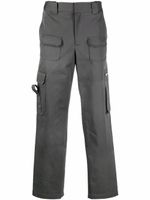 Helmut Lang pantalon droit sergé en coton - Gris