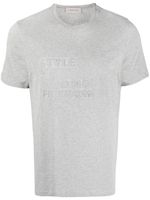 Corneliani t-shirt à slogan imprimé - Gris - thumbnail