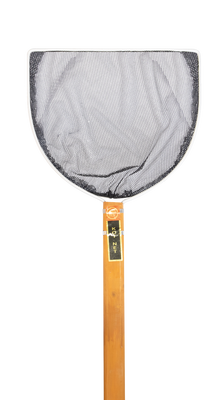 Superfish Japan Halfrond Vangnet 35cm - Veilig voor Koi | 60cm Houten Steel | Duurzaam Aluminium Rand