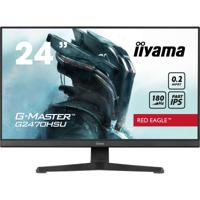 Iiyama g-master red eagle gb2470hsu-b6 24" gaming monitor (zwart, hdmi, displayport, 4x usb-a, usb-b, 180 hz)