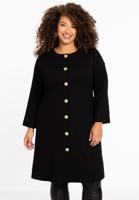 Yoek Dress round neck VERO | Zwart | Maat 58/60