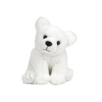 Nature Planet pluche IJsbeer puppy knuffel - 12 cm - Dieren knuffels