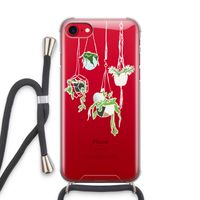 Hang In There: iPhone SE 2020 Transparant Hoesje met koord