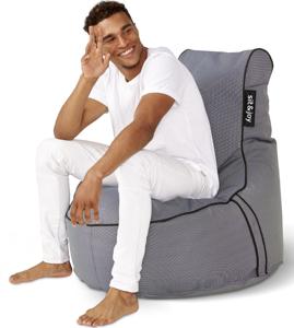 Zitzak 'Aruba' Navy Blue - Blauw - Weerbestendig - Sit&Joy