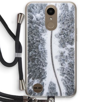 Snøfall: LG K10 (2017) Transparant Hoesje met koord