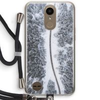 Snøfall: LG K10 (2017) Transparant Hoesje met koord