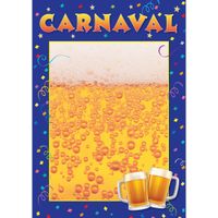 Carnaval aankondiging poster   -