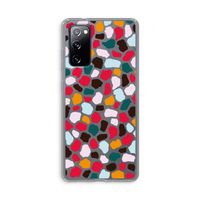 Colored Giraffe: Samsung Galaxy S20 FE / S20 FE 5G Transparant Hoesje