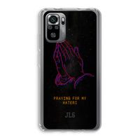 Praying For My Haters: Xiaomi Redmi Note 10S Transparant Hoesje
