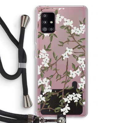 Blossoming spring: Samsung Galaxy A51 5G Transparant Hoesje met koord