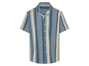 LIVERGY Heren overhemd (Lichtblauw, XL)