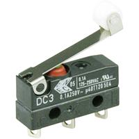 ZF DC3C-A1RC Microschakelaar DC3C-A1RC 250 V/AC 0.1 A 1x aan/(aan) IP67 Moment 1 stuk(s)