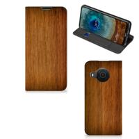 Nokia X20 | X10 Book | Wallet Case | Donker Hout