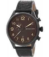 Horlogeband Michael Kors MK7069 Leder Zwart 22mm