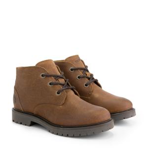 Travelin&apos; Women - lace-up boot casual - Cognac - Maat 41