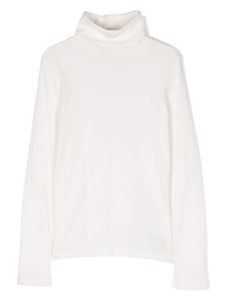 POLO RALPH LAUREN KIDS sweat à col roulé - Blanc