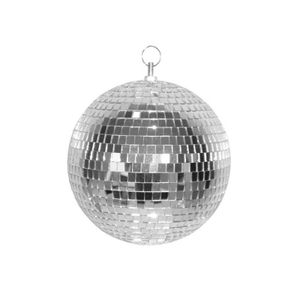 Disco spiegel bal zilver 30 cm