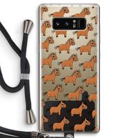 Pony: Samsung Galaxy Note 8 Transparant Hoesje met koord