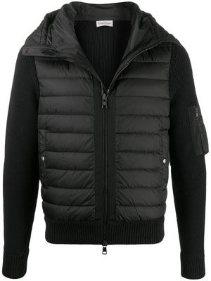 Moncler veste matelassée à capuche - Noir