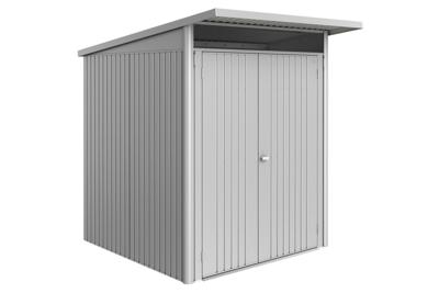 Biohort Metalen tuinhuis AvantGarde ECO A1 180x220x218 cm met dubbele deur- Lessenaarsdak- Metaal- Biohort