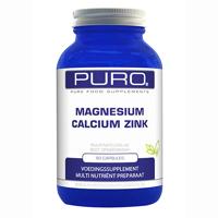 Puro Magnesium Calcium Zink Botten/Spieren 90Capsules