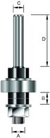 ENT Freesspindel met lager 8mm opname gat, Kolf 8mm - 7914005