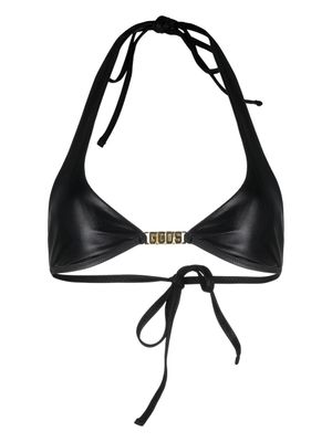 GCDS haut de bikini à dos-nu - Noir