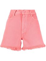 Jacob Cohën short Bella à bords francs - Rose