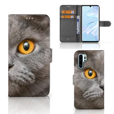 Telefoonhoesje | Met pasjeshouder | Huawei P30 Pro Britse Korthaar