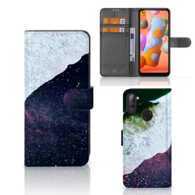 Samsung Galaxy M11 | A11 | Book Case | Sea in Space