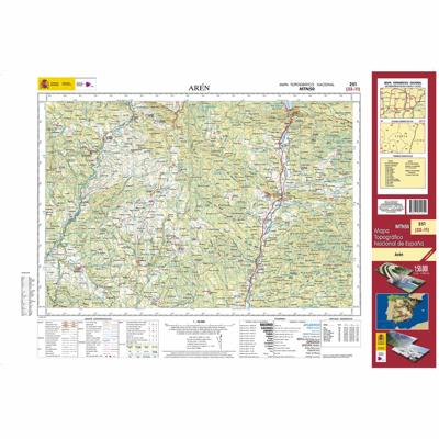 Topografische kaart 251 MT50 Arén | CNIG - Instituto Geográfico Nacional1