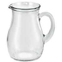 Glazen water karaffen van 1 Liter - Roxy - Sapkan - waterkan -schenkkan - 15 x 17 cm - thumbnail
