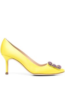 Manolo Blahnik escarpins Hangisi 70 mm - Jaune