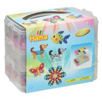 Hama midi strijkkralenset in sorteerbak, 12.000st.